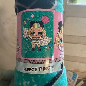 LOL fleece throw